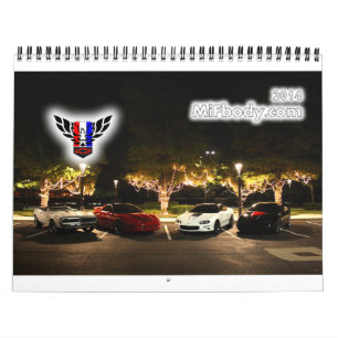 2014 Michigan FBody Calendar (12 month)