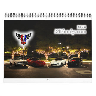 2014 Michigan FBody Calendar (12 month)