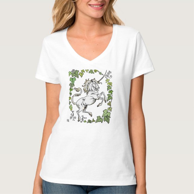 2014 MinkMode Collection: Unicorn Tee - Ivy (Front)