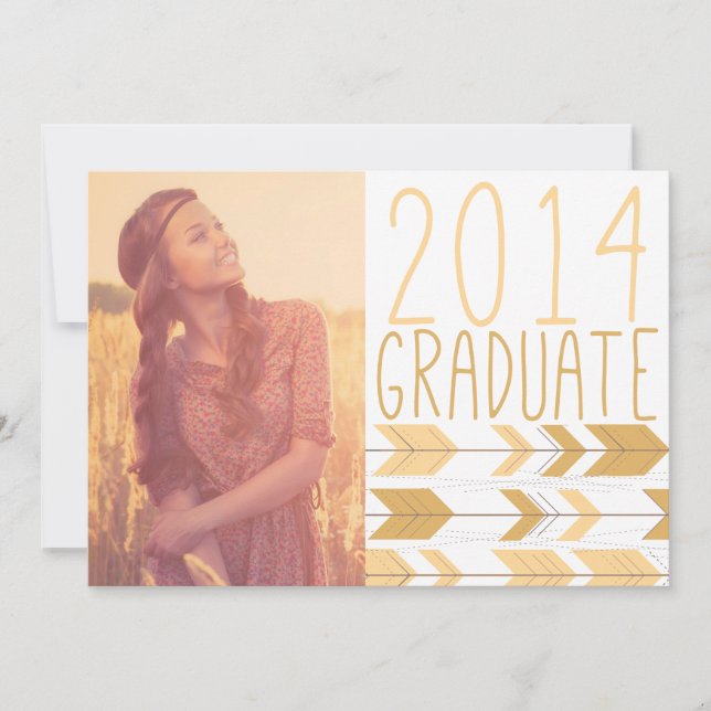 2014 MODERN GRADUATION PARTY INVITATION (Front)