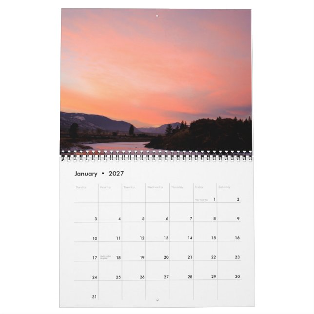 2014 Montana Calendar (Jan 2027)