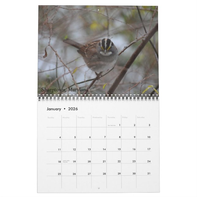 2014 Nature Calendar (Jan 2026)