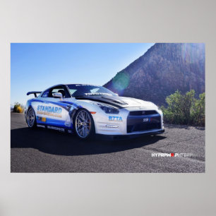 2014 Nissan GT-R in Las Vegas for SEMA Poster