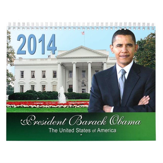 2014 Obama Collectable Keepsake Calendar II (Cover)