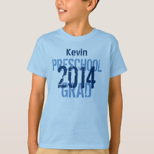 2014 or Any Year Preschool New Grad Custom v10 T-Shirt