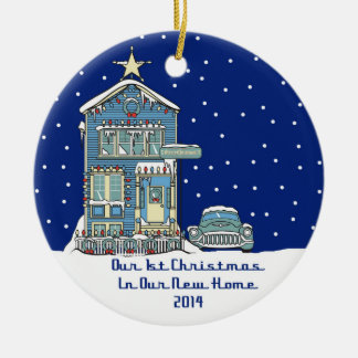 2014 Our 1st Christmas In Our New Home Ceramic Tree Decoration