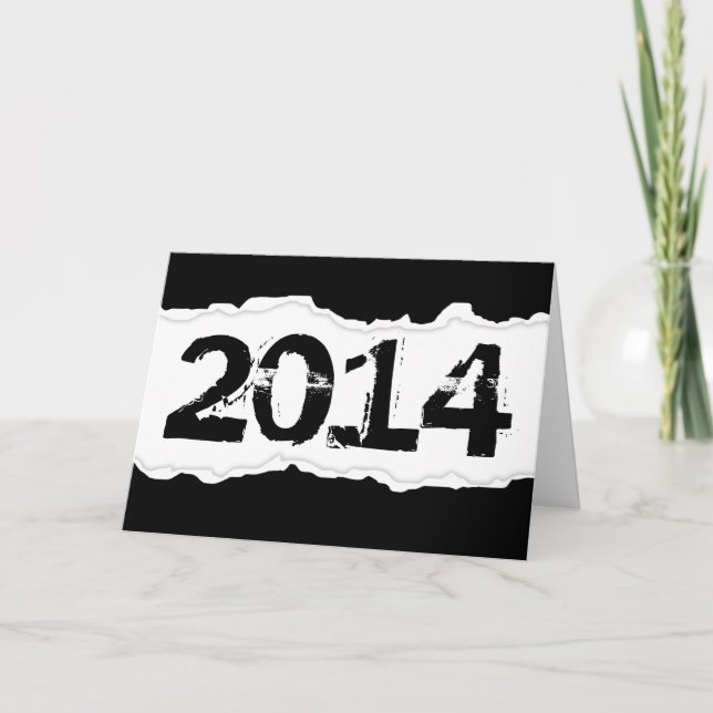 2014 (page tear) holiday card (Front)