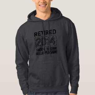 2014 Retirement party hoodie for retiring men