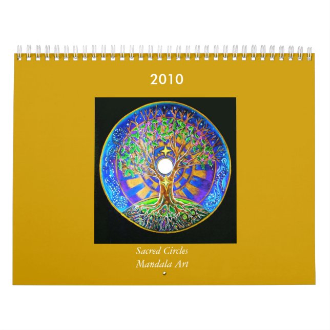 2014 Sacred Circles  Mandala Art  Calendar (Cover)