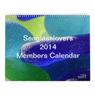 2014 Sea Glass Lovers Member Calendar