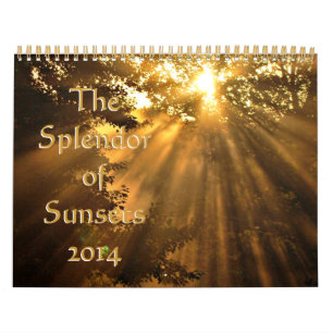 2014 Splendour of Sunsets Calendar