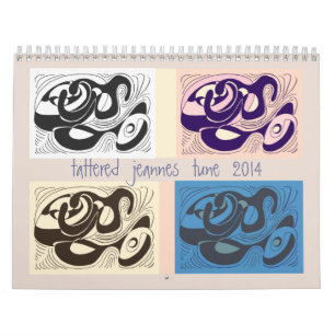 2014 tattered jeannes tune calendar