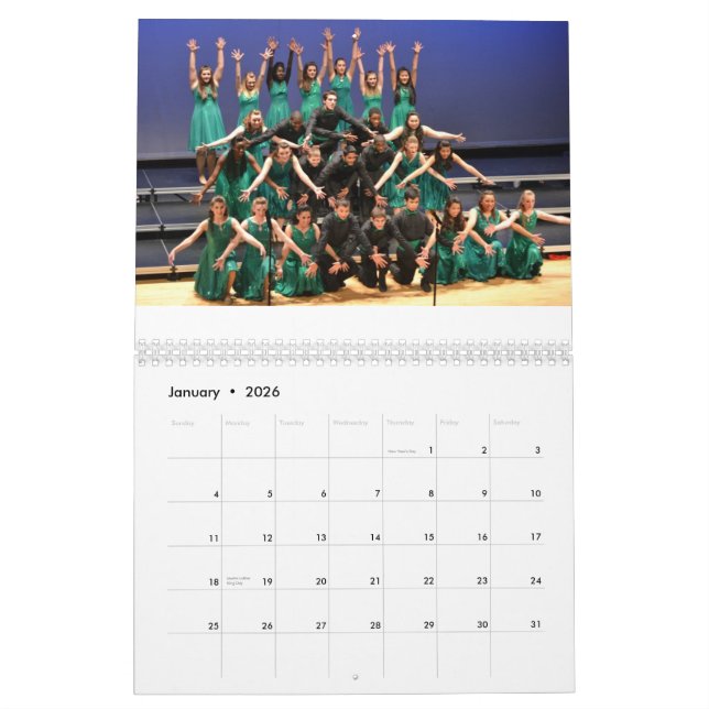 2014 Tuscarora HS Show Choir Calendar (Jan 2026)
