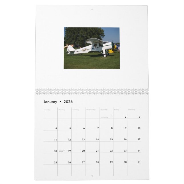2014 Waco Aircraft Calendar (Jan 2026)