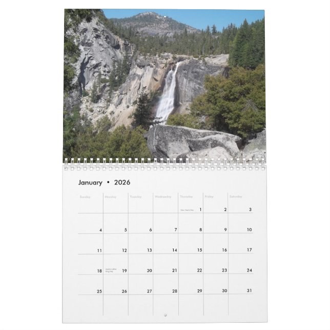 2014 Yosemite National Park Calendar (Jan 2026)