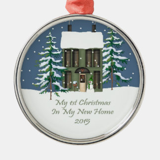 2015 1st Christmas in My New Home Metal Tree Decoration