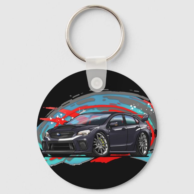 2015-2018 black WRX Key Ring (Front)