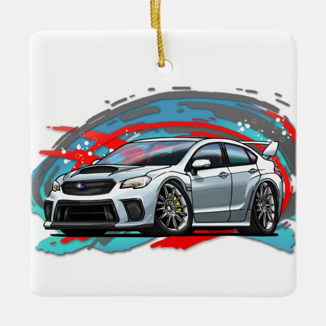 2015-2018_White_WRX Ceramic Tree Decoration (Front)