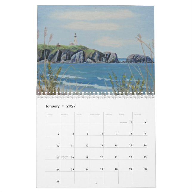 2015 Art Calender by Naomi Ball Calendar (Jan 2027)
