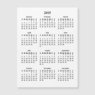 2015 Calendar