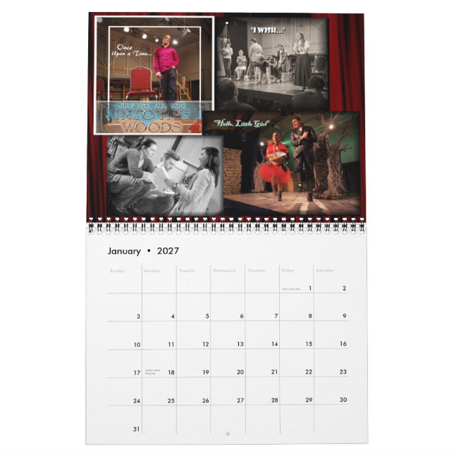 2015 Calendar Echo Into the Woods (Jan 2027)