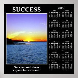 2015 Demotivational Calendar: Meaning of Success Poster