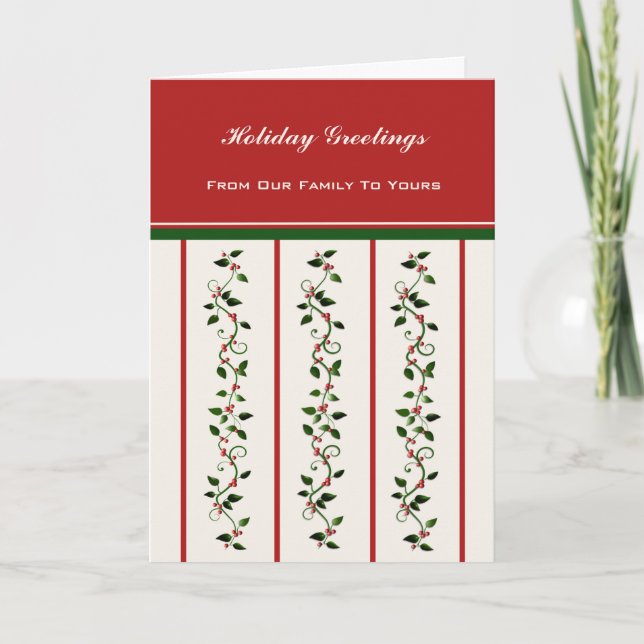 2015 Family Holiday Christmas Genealogy Ancestry (Front)