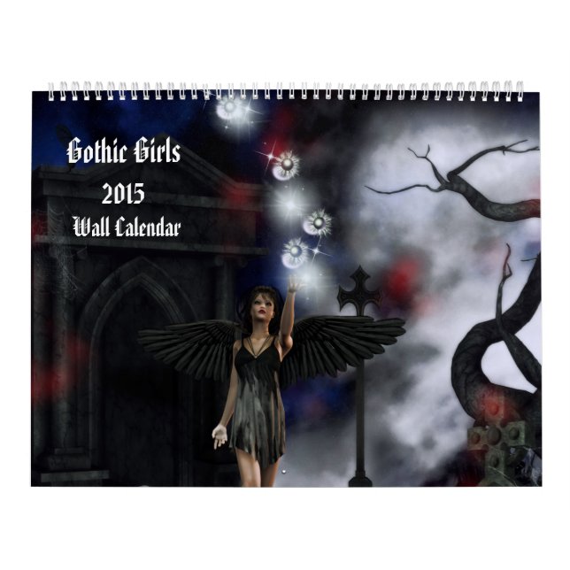 2015 Gothic Girls Fantasy Art Calendar (Cover)