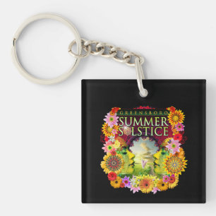 2015 Greensboro Summer Solstice Festival Keepsake Key Ring