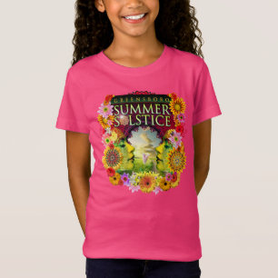 2015 Greensboro Summer Solstice Festival Pink  T-Shirt