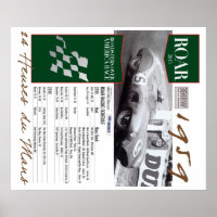 2015 HRW Slot car racing poster