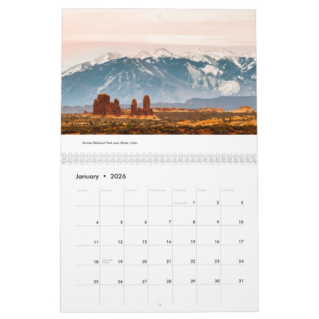2015, Landscape Photography Calendar (Jan 2026)