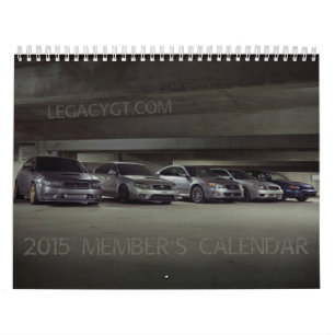 2015 LegacyGT.com Member's Calendar