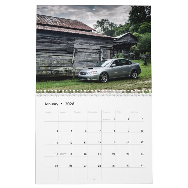 2015 LegacyGT.com Member's Calendar (Jan 2026)