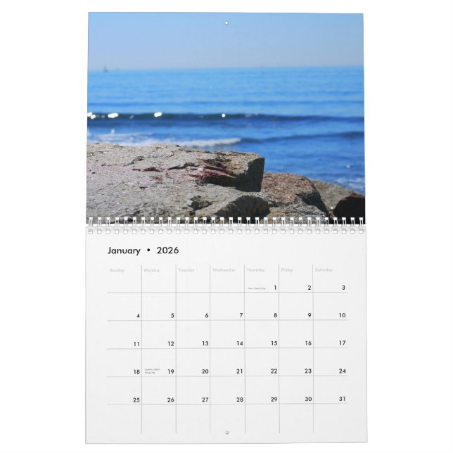 2015 Near the Coast Calendar (Jan 2026)