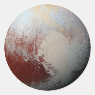 2015 Photo of Planet Pluto by NASA's New Horizons Classic Round Sticker
