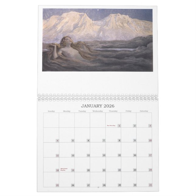 2015 Symbolist Art Calendar (Jan 2026)