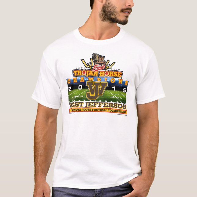 2015 Trojan Horse - West Jefferson Roughriders T-Shirt (Front)