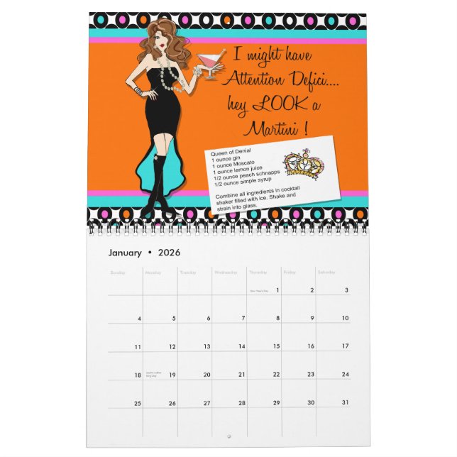 2015 Working Girls Design Calendar (Jan 2026)