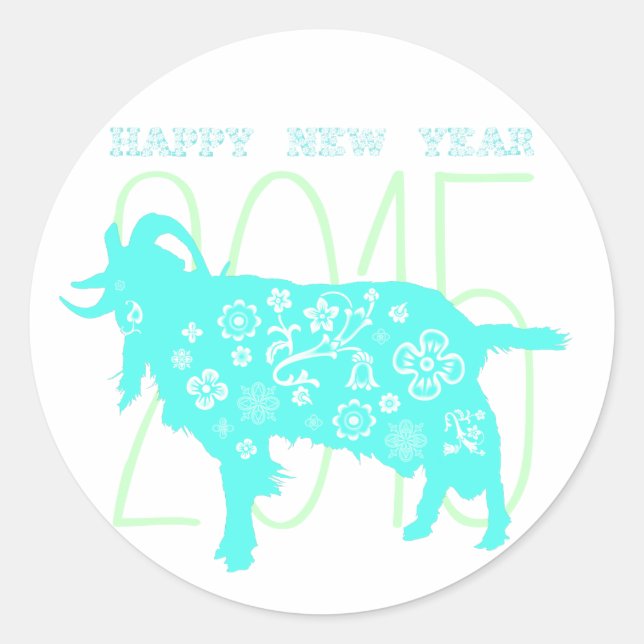 2015 Year of The Goat Ram or Sheep - Stickers (Front)