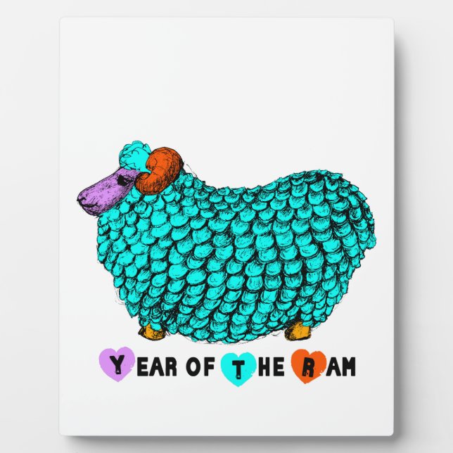2015 Year of the Ram Sheep or Goat - Plaque (Front)