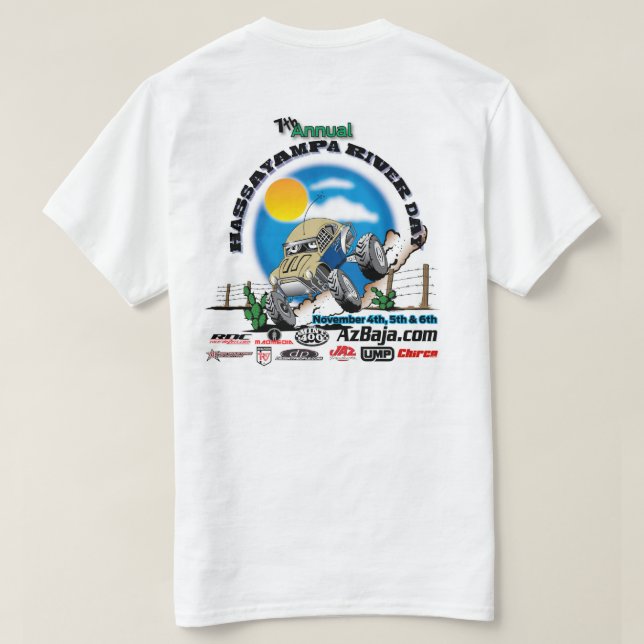 2016 AzBaja.com Hassayampa Event Shirt (Design Back)