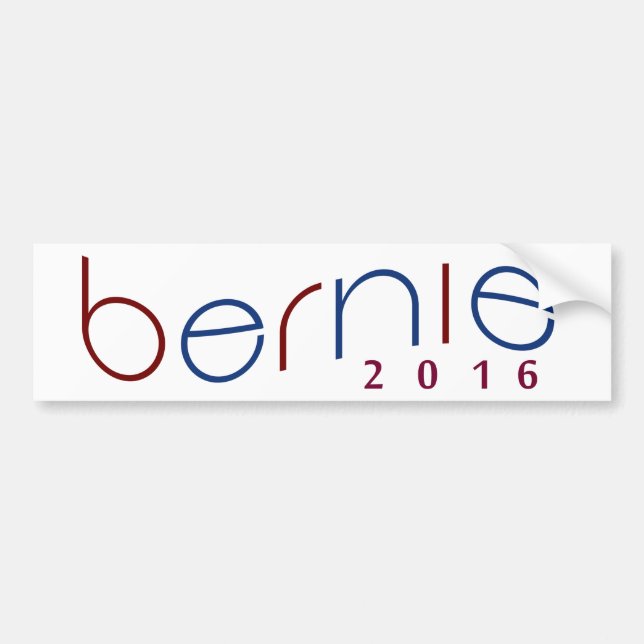 2016 Bernie Sanders Red, White, Blue Bumpersticker Bumper Sticker (Front)