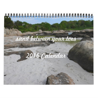 2016 Calendar Sand Between My Toes