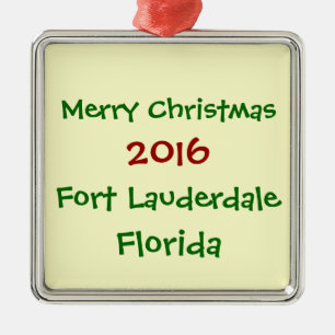 2016 FORT LAUDERDALE FLORIDA CHRISTMAS ORNAMENT