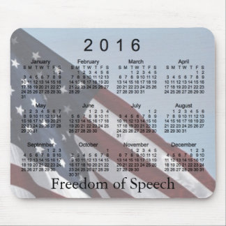 2016 Freedom Calendar by Janz Mousepad