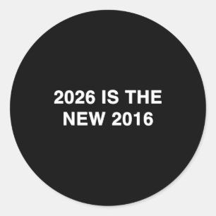 2016 Gift Big Text Gen Classic Round Sticker