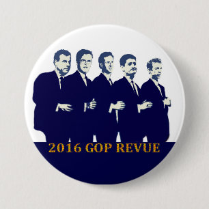 2016 GOP Presidential Contenders 7.5 Cm Round Badge