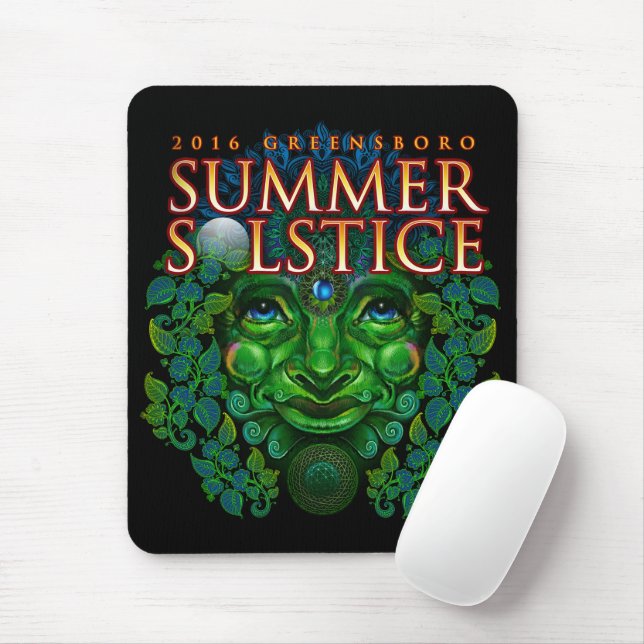 2016 Greensboro Summer Solstice Festival Keepsake Mouse Mat (With Mouse)