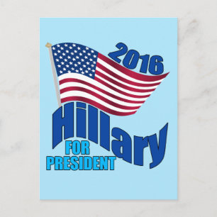 2016 Hillary for President Postcard